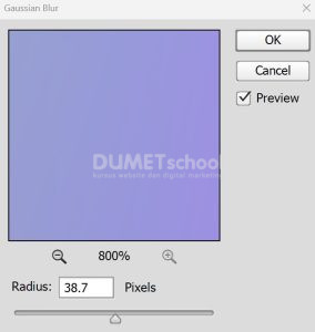 Membuat Warna Gradasi Lebih Halus dengan Efek Blur di Adobe Photoshop
